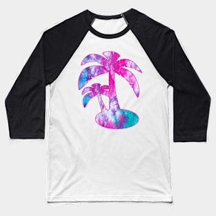 palm tree tie dye Baseball T-Shirt